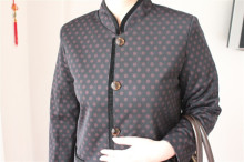 建丽服饰 经典立领07 中老年服装 <span class=H>秋装</span> 老年人服饰女装外套