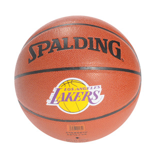 Sibaiding official flagship store folds of   basketball  lakers badge PU indoor and outdoor throwing 74-094