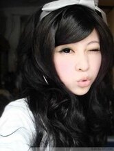 ‖包邮送发网‖非主流 假发 长 卷 蓬松 可爱 长发  长 直 女生套