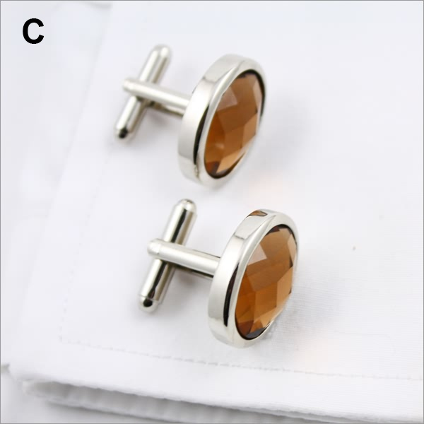 !Special Offer Multi-faceted cutting fashion man Crystal cufflinks Orange French cufflinks shirt Sleeve nail Cuffin the Accessories/Leather belt/Hat/Muffler , Cufflink category - from Buy2taobao.com to provide professional Taobao agent buy service