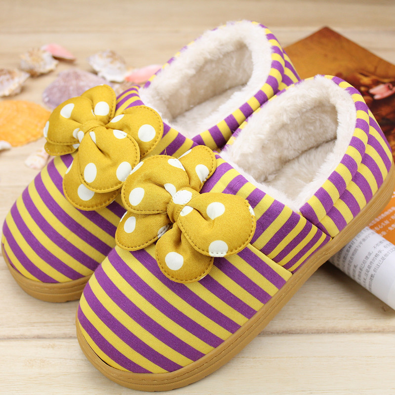 冬季可爱情侣棉拖鞋...