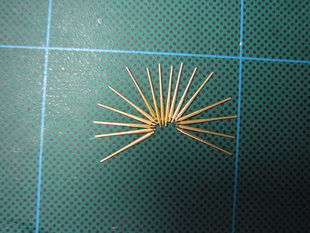 L35013 1:350德国海军105mm高射炮炮管 16只