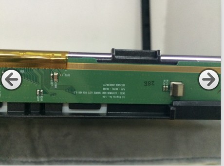 LG47寸液晶屏LC470WUD-SBA1花屏横带下半