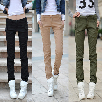 <em>休闲裤</em>搭配_秋装新款<em>休闲裤</em> <em>女</em>宽松<em>韩版</em>显瘦糖