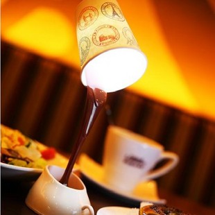 创意小台灯 DTY咖啡灯LED节能灯环保小夜灯 创意礼品圣诞节礼物