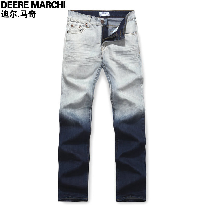 Dilmac+2012+new+waves+of+fashion+wrinkle+gradient+pressure+washing+jeans+for+men+DM9005