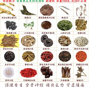  喜利佳 保健养生 泡酒料 药酒料 固肾 调节亚健康 30味名贵中药