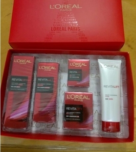 正品L'oreal巴黎欧莱雅复颜五件套装美白抗皱
