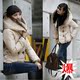 乔伊思 韩版 09新款冬装百搭品牌热卖正品女装毛领加厚<span class=H>棉衣</span>0014