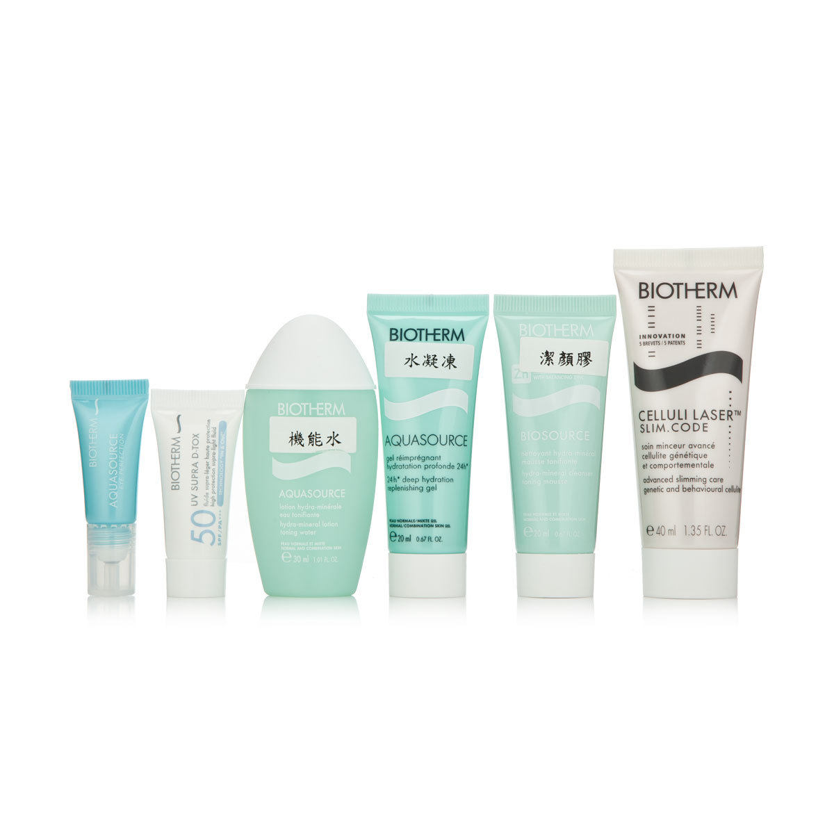 <span class=H>Biotherm</span>/<span class=H>碧欧泉</span> 活泉保湿随身保养六件组/保湿 去黑眼圈/BI1050