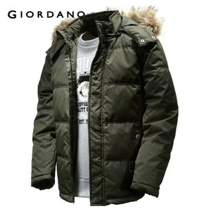 2012 Giordano jacket men's Matt detachable Cap Teflon down jacket 01071621