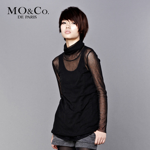 MO&Co. 摩珂 春秋 M104VET07 时尚个性两件套T恤