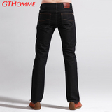 gthomme男士牛仔裤男裤子男韩版牛崽裤男装修身直筒薄款潮Z AC01