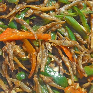  妈妈私房菜 小鱼炒辣椒 骆马湖小黄鱼 五毒小鱼 小辣鱼 鱼仔200g