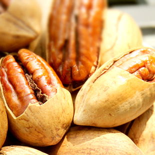  百草味 坚果特产 美国山核桃 长寿果 奶香碧根果【120g袋装】