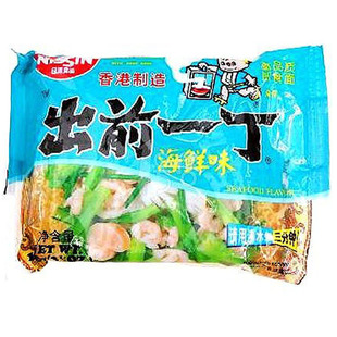  【天猫超市】香港进口食品 出前一丁 速食方便面 海鲜味 100g