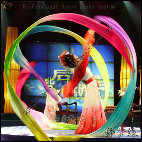 订做彩绸<em>天女散花</em>,飞天舞<em>长绸</em>,李玉刚,100%真