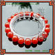 开光天然极品红玛瑙手链