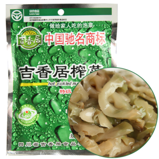  湖南特产 吉香居特级榨菜80g 方便榨菜 泡菜 下饭菜 航空榨菜咸菜
