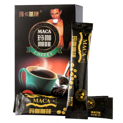玛卡益康咖啡玛咖咀嚼片秘鲁精片黄金进口男人