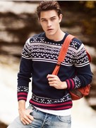 HM H&M专柜正品代购-<em>北欧风格</em>白色雪花男士