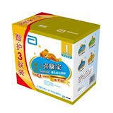 【皇冠特价】 <span class=H>雅培</span>金装喜康宝婴儿配方奶粉 1段 1200g 三联包