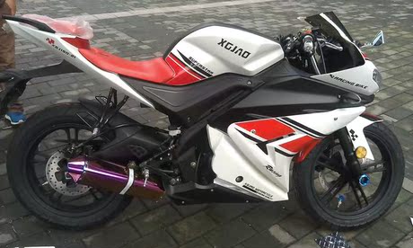 新感觉250跑车-油冷-改装消声器-高档后视镜-仿