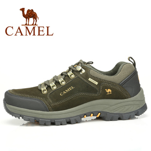  camel 骆驼正品男鞋户外运动登山鞋男式徒步鞋真皮鞋子 82330603
