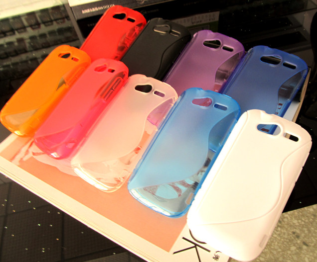 htc <span class=H>mytouch</span> <span class=H>4G</span> 手机 保护套 外壳 S型防滑套 TPU 软壳 手机配件