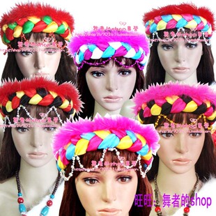 <em>藏族</em>头饰 女 <em>藏族</em>舞蹈演出头饰 少数民族头饰 女