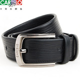 专柜正品卡帝乐鳄鱼皮带真皮男士皮带男腰带整张头层牛皮包邮礼盒
