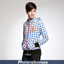 【品牌特卖】美特斯邦威男格纹卫衣214330 【品牌特卖】美特斯邦威男格纹卫衣214330