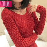 2012 圆领 菠萝 <em>打底衫</em>毛衣