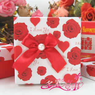  结婚喜糖盒创意特色礼品盒礼盒 42g★高档成品方盒(dc20-3款)