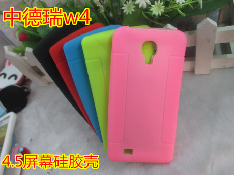 中德瑞w4手机套 4.5屏幕专用 超薄超软硅胶保