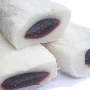 台湾特产雪之恋纯手工手造麻薯 红豆味180克*茶点/附卫检