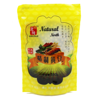  【天猫超市】北纯黑土杂粮精制黄豆380g/袋东北特五谷粗粮榨豆浆