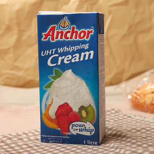  [沃贤居]新西兰Anchor安佳原装进口1L装稀(淡)奶油 超好打发