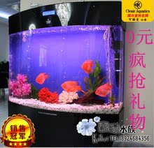 （视频中）可丽爱亚克力金鱼缸水族箱LS-J单弧中型0.8/1.0/1.2米