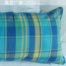 嘉蓝广美 70cm长床头靠背 办公室靠垫套 沙发抱枕套 丹迪斯雀蓝格