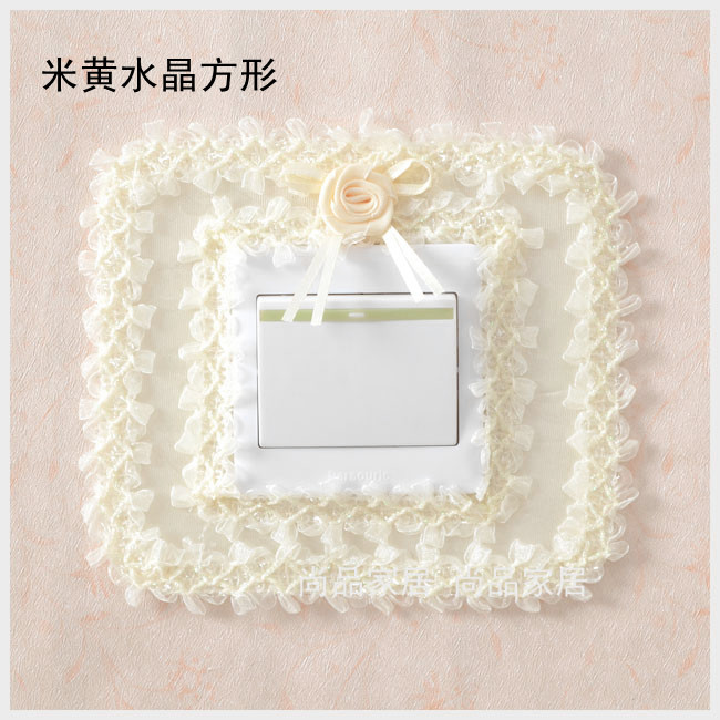 五个包邮 水晶系列 田园风格开关贴布艺蕾丝 开关罩 开关套布艺在类目 居家布艺, 防尘保护罩, 开关套中 - 来自Buy2taobao.com提供专业的淘宝代购服务