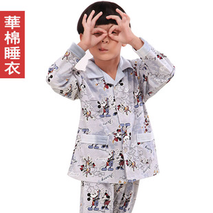  儿童睡衣 男孩秋季纯棉卡通长袖家居服童装空调房睡衣 大部分包邮