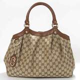 潮包秒杀 2010新款<span class=H>GUCCI</span>古奇女包韩版帆布包女手提单肩 211944