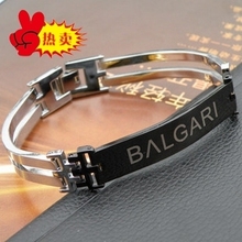★ ★ fashion accessories fashion e men and women BVLGARI Bulgari jewelry titanium bracelets can be engraved