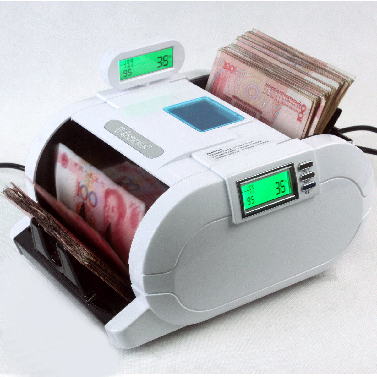 新品上市 维融5300 USB升级  银行专用全智能 点钞机验钞机假币