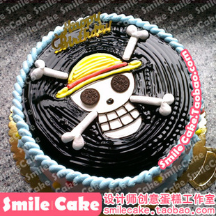 mieCake 北京创意生日蛋糕 海贼王onepiece 路