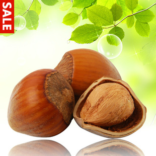  【贝冠】榛子新货铁岭东北开口美国大榛子720g包邮送钳子