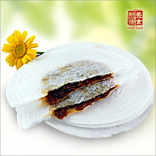  4件包邮御食园 果仁茯苓饼 北京特产 特色小吃 宫廷糕点 老字号