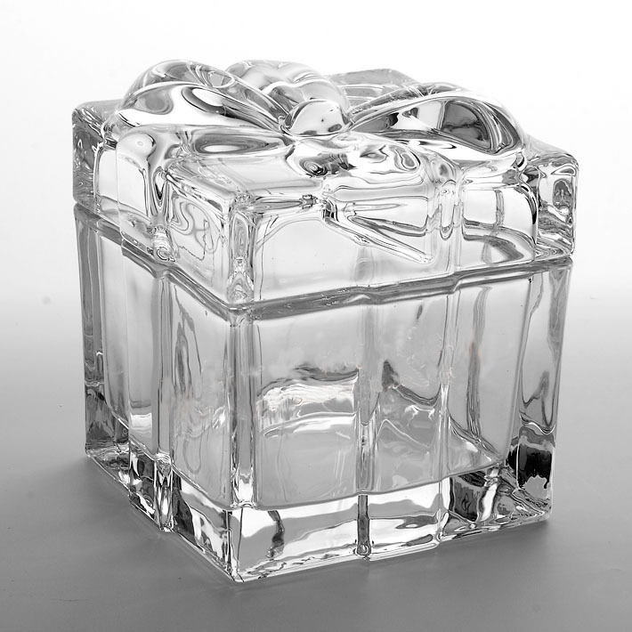 bow Crystal glass transparent Sugar Bowl Sugar Box Jewelry box Snack cans fashion exquisite Dried fruit cans Jewelry Sugar bowlin the Tableware , Coffee , Sugar bowl category - from Buy2taobao.com to provide professional Taobao agent buy service