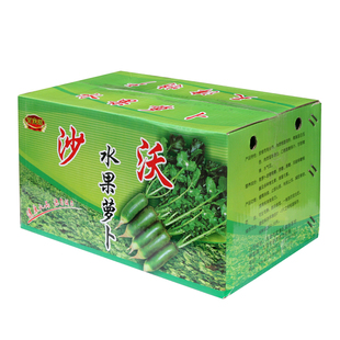  乐于鲜果 天津纯天然沙沃沙窝水果萝卜整箱9斤新鲜脆甜 北京包邮